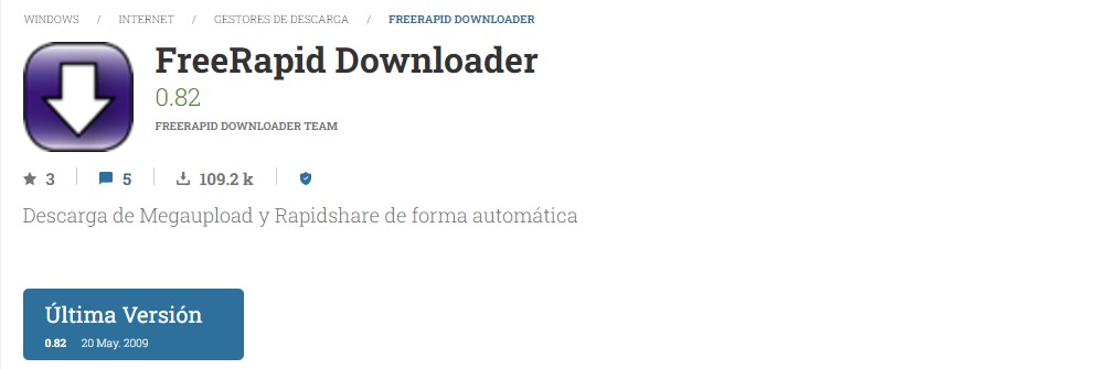 Alternativas a ODownloader - freerapid downloader